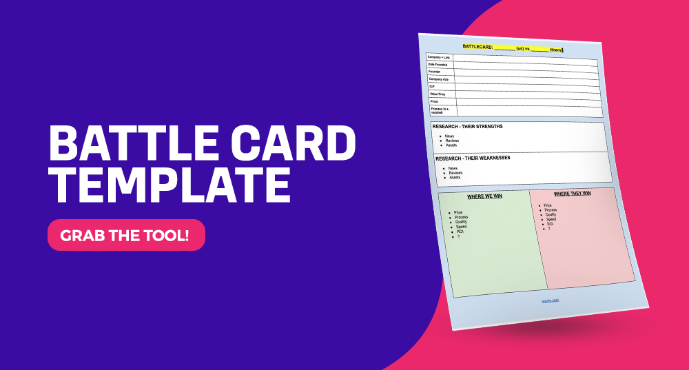 Battle Card Template Tool Battle Card Template Tool